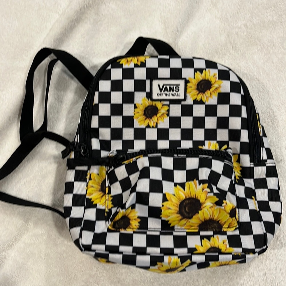 Vans Checkered Sunflower Backpack